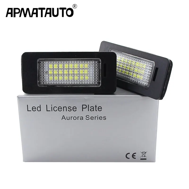 

2pcs Car Led License Plate Led Light Lamp 12v White For BMW E39 E60 E82 E90 E92 E93 M3 E39 E60 E70 X5 E60 E61 M5 E88 325i 328i