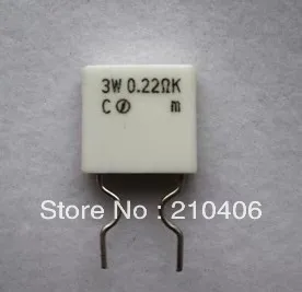 

3w 0.22Ohm vertical cement resistor power resistor 0.22 ceramic resistor