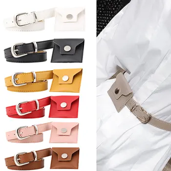 

2018 New Design Women Belt Fashion Belt PU Belt with Metal Buckle Belt All-Match Waist Band Clothing Accessories