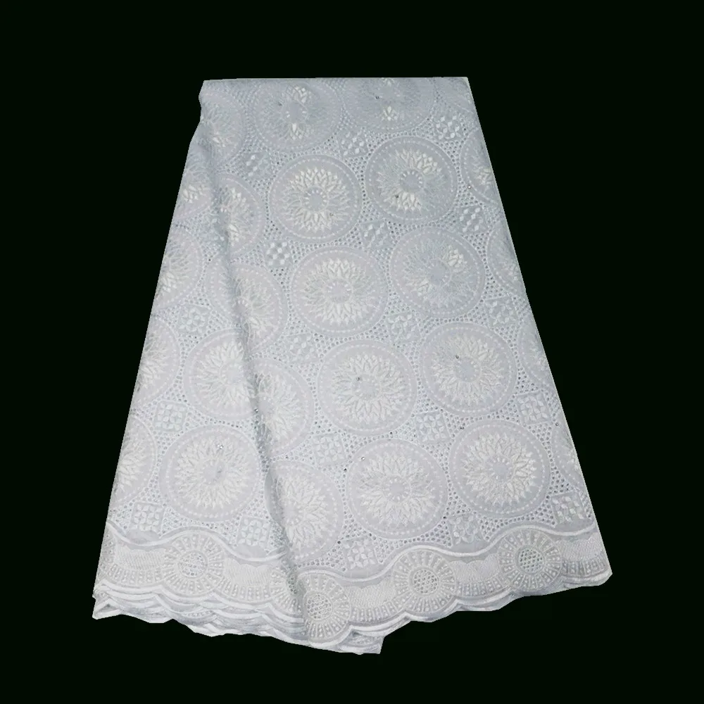 White Blue Llace Fabrics For African Parties Swiss Voile Lace In Switzerland High Quality 2018 H545-1 | Дом и сад