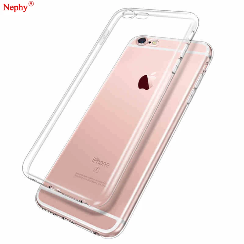 Soft Silicone Clear Case For iPhone XS Max XR X 6 S 6S 4 4S 5 5S SE 5SE 7 8 Plus 6Plus 7Plus 8Plus Phone TPU Back Cover Housing cool iphone se cases