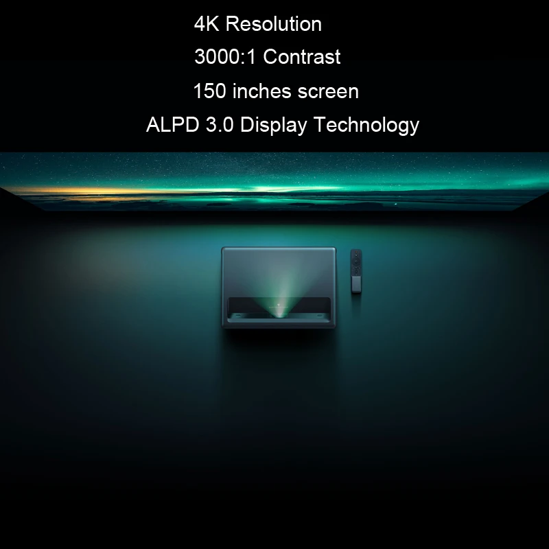 Xiaomi Mijia лазерный проектор 4K проекция ТВ домашний кинотеатр Proyector поддержка HDR DOLBY