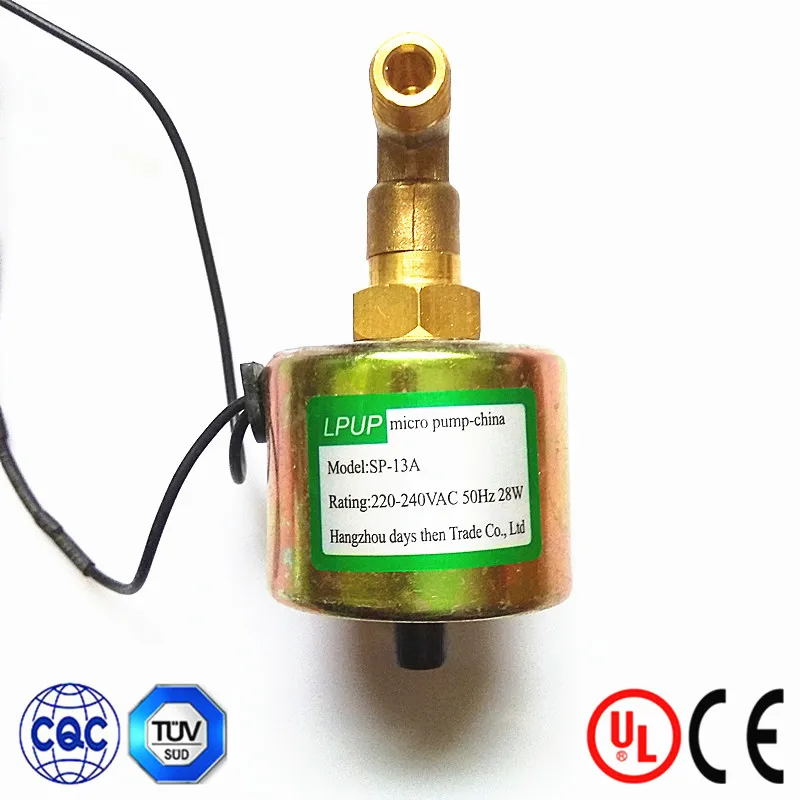 Паровой электромагнитный насос Модель SP 13A мощность 220 240VAC 50Hz 28W|pump model|electromagnetic