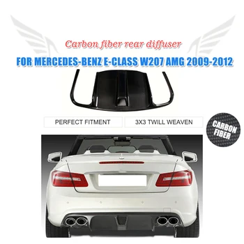 

Carbon Fiber / FRP Black Car Rear bumper diffuser Lip Spoiler Exhaust Diffuser for Mercedes Benz W207 AMG bumper 2010-2012