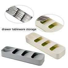 Органайзер для кухонных ящиков, ложка, вилка, столовые приборы, разделительная коробка для хранения, компактный кухонный органайзер, Прямая поставка
