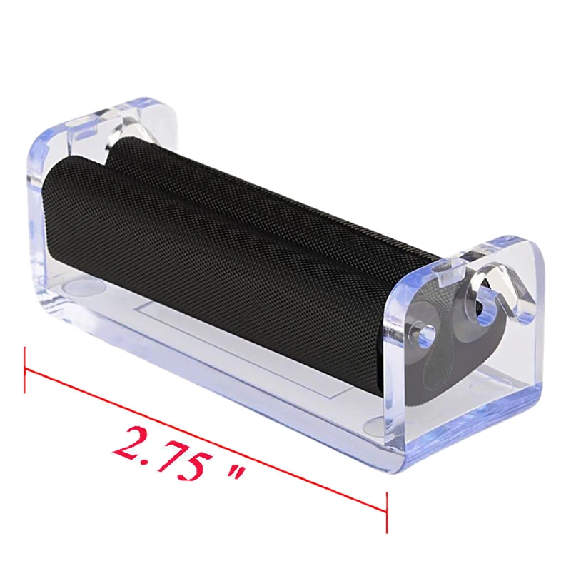 

Acrylic Manual Cigarette Rolling Machine Tobacco Injector Manual Maker Roller for Men Gift 70mm