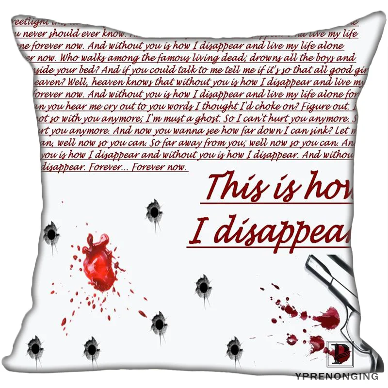 

Best Custom My Chemical Romance (1) Pillow Case Bedroom Home Square zipper Pillowcases (One Side) #190404-01-199