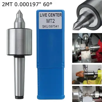 

Precision MT2 Lathe Live Center Morse Taper 0.000197" Long Spindle #2 CNC Milling Tool 141x40mm