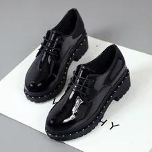 Женские туфли-оксфорды из натуральной кожи; обувь на плоской подошве; женская обувь; балетки на плоской подошве; zapatos mujer; большие размеры