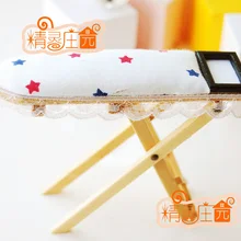 Мини кукольный домик мини-мебель кружевные аксессуары печать железа Тайвань