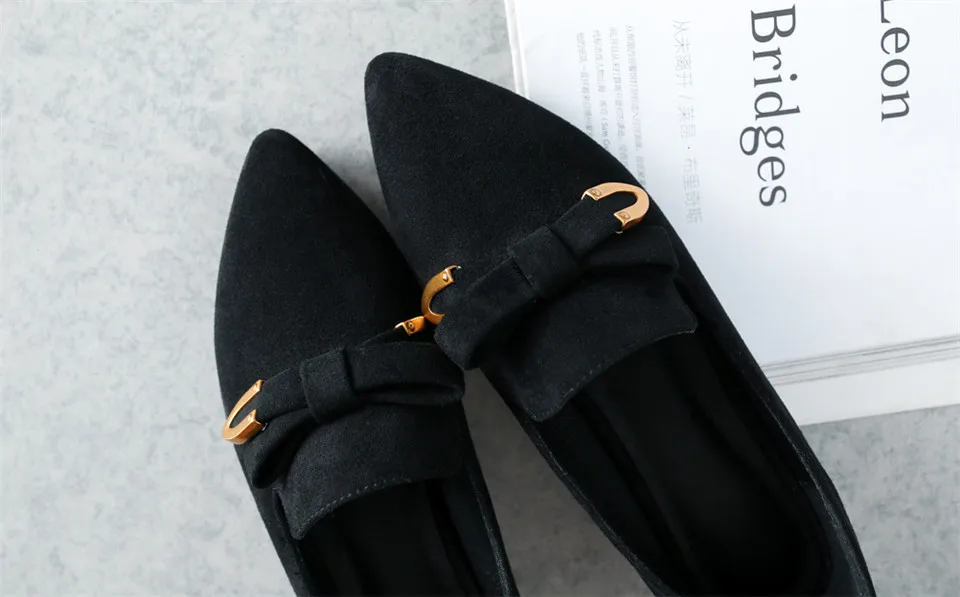 Woman Bowknot Loafers (22)