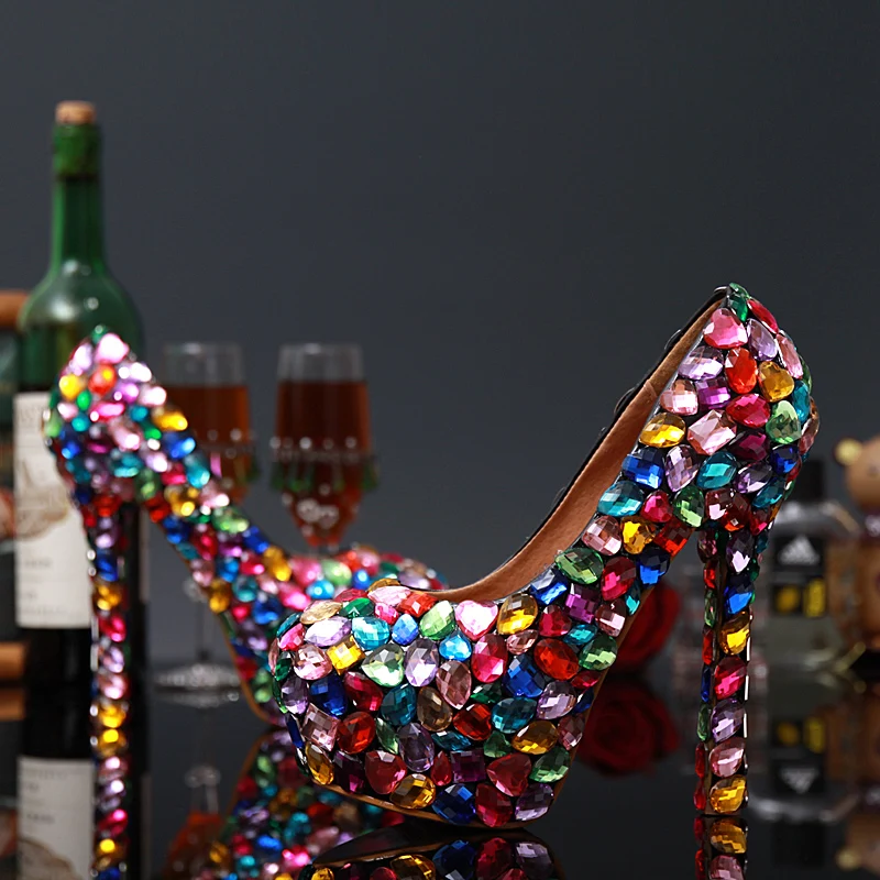 colorful pumps heels