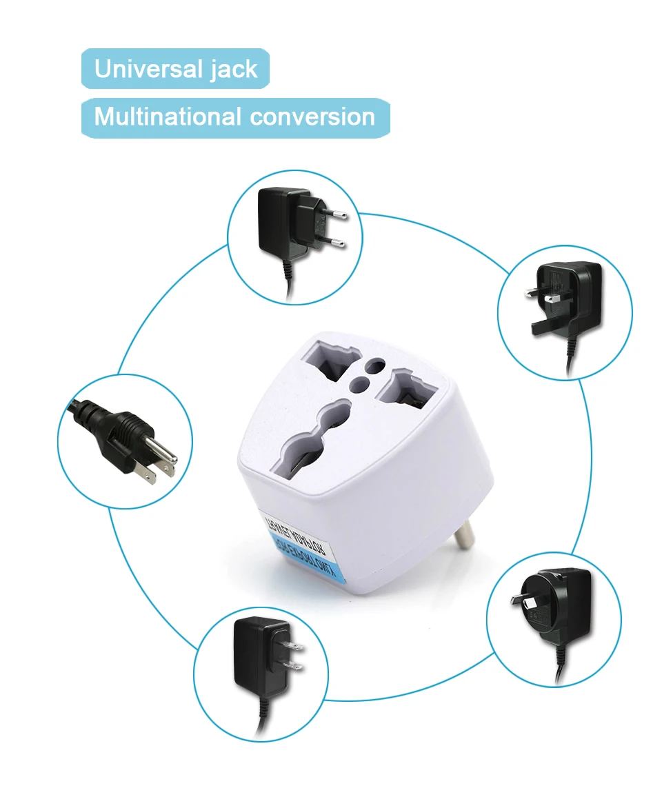 1PC Universal UK US AU EU AC Power Socket Plug Travel Electrical Charger Adapter Converter Japan China America Italy Switzerland (2)
