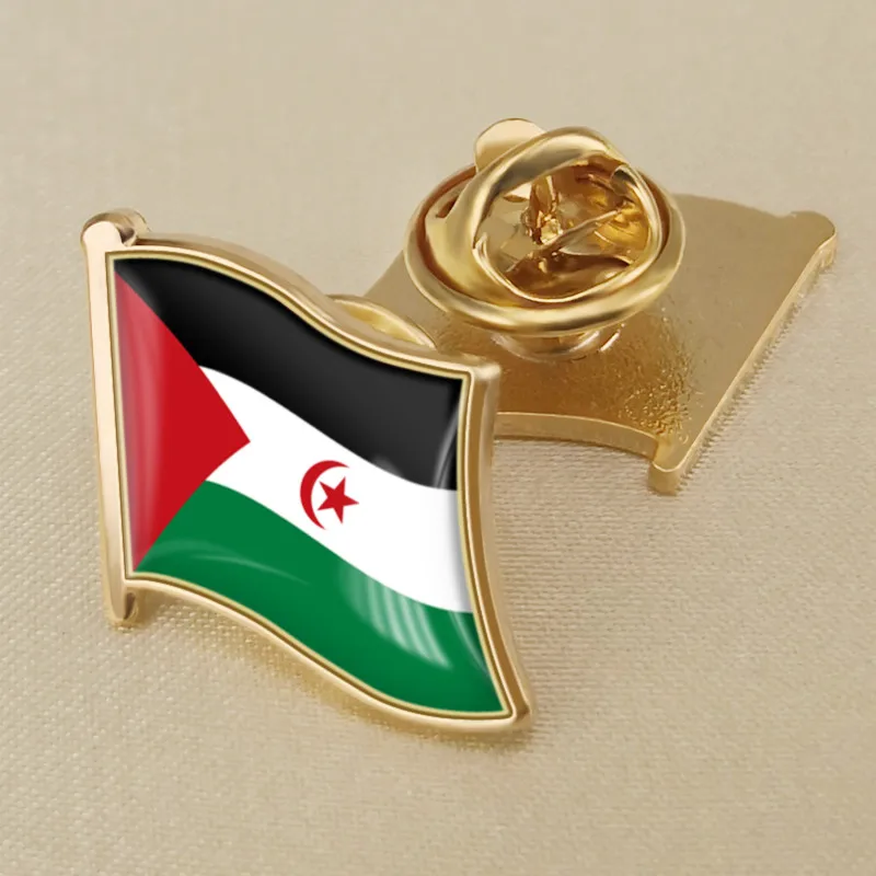 

Western Sahara Single Flag Lapel Pins