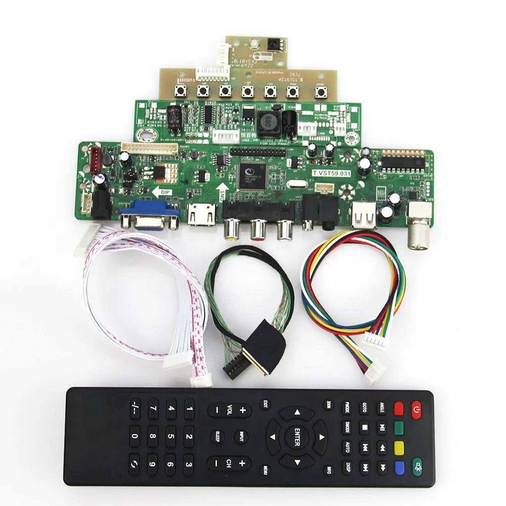 T. VST59.03 LCD/LED плата драйвера контроллера (ТВ + HDMI VGA CVBS USB) для LP133WX3 TLA6 LTN133AT09 LVDS