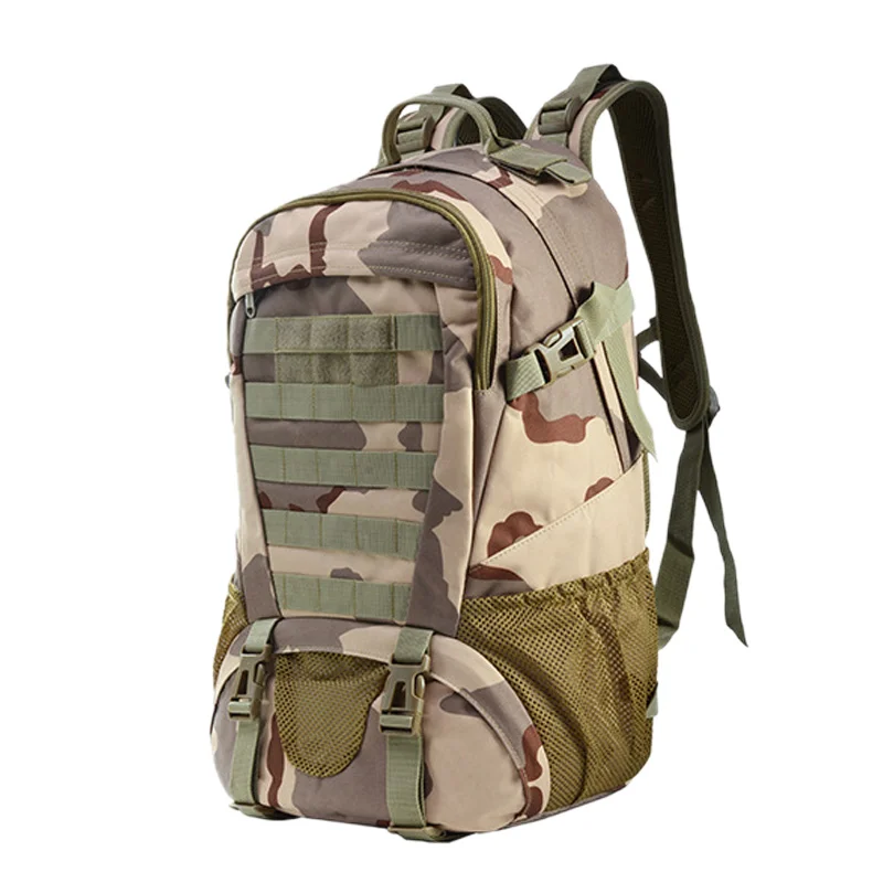 3D мужской военный тактический рюкзак, рюкзаки для альпинизма, большая емкость для Путешествий, Походов, Походов, Кемпинга, сумка для спорта на открытом воздухе XA757WA - Цвет: Three Sand