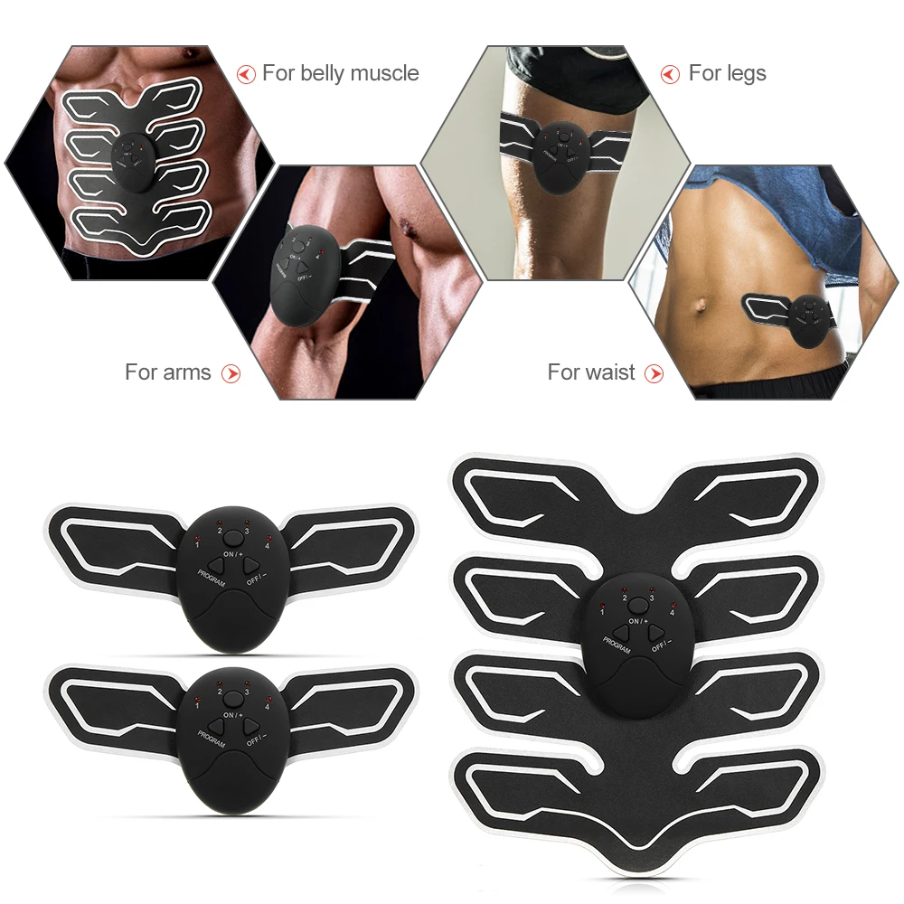 Abdominal Muscle Trainer Eight-pack Fitness Equipment Toner Belly Leg Arm Exercise Health Abdominal Fitness Training Toning Gear