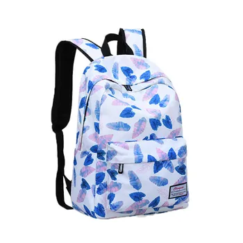 

fashion Cute Floral Printing Backpack Laptop Backpack Travel bag School Bags for Teenage Girls Children Schoolbags kids mochila