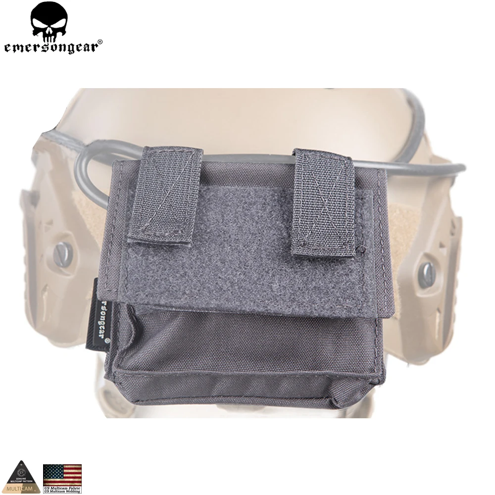 

EMERSON Helmet Cover Removable Rear Pouch Tactical Fast Helmet Accessories Utility Pouch Helmet Gear Pouch Multicam EM9339