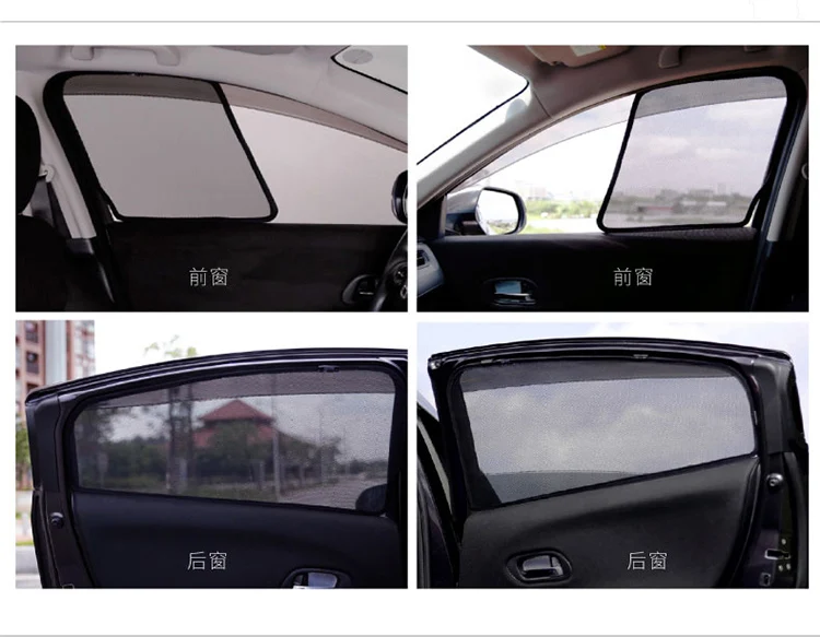 Cobertura para Janela Magnética de Carro Peças para Ford Lateral Focus Raptor Escort Fiesta Mondeo Edge Auto Janela Cortinas 2 F150 11 Toldos p/ janela lateral