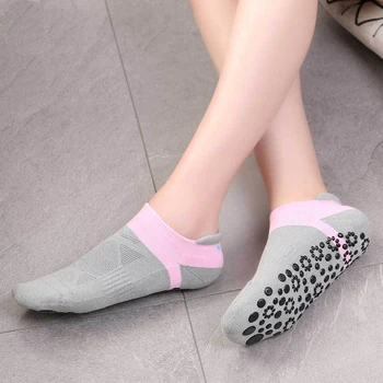 

Popfaver Women Anti Slip Cotton Yoga Socks Ladies Sport Pilates Socks Women High Quality Dance Cotton Socks Ballet Socks