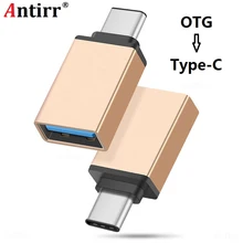 Antirr USB 3.0 Type-C OTG Cable Adapter Type C USB C OTG Converter for Xiaomi Huawei P10 Mouse Keyboard DIsk Flash Macbook Nexus