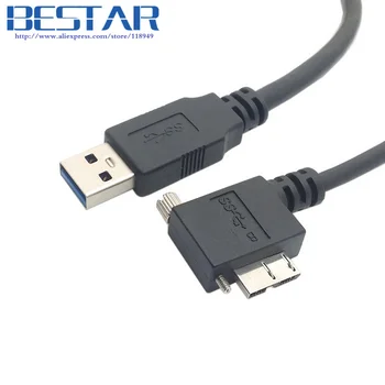 USB3.0 USB 3.0 A Male to Micro B Left Angled 90 Degree Cable With Locking Screws for Nikon D800 D800E D810 16ft 5m
USB3.0 USB 3.0 A Male to Micro B Left Angled 90 Degree Cable With Locking Screws for Nikon D800 D800E D810 16ft 5m