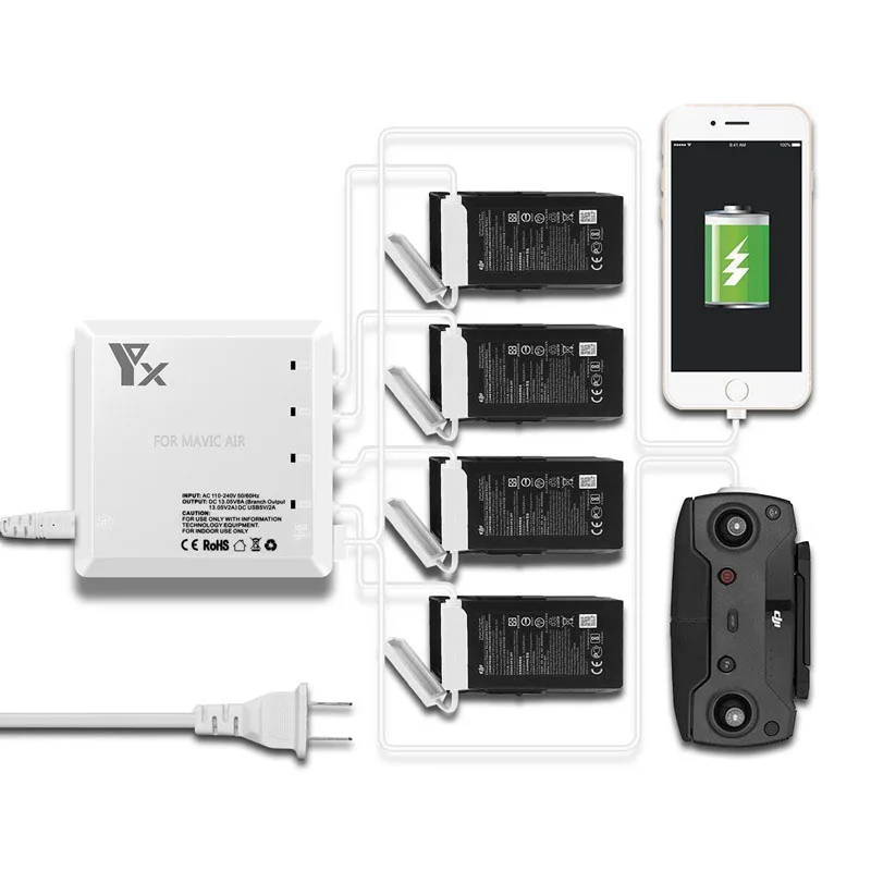 DJI maivc air drone quadcopter with camera battery Controller