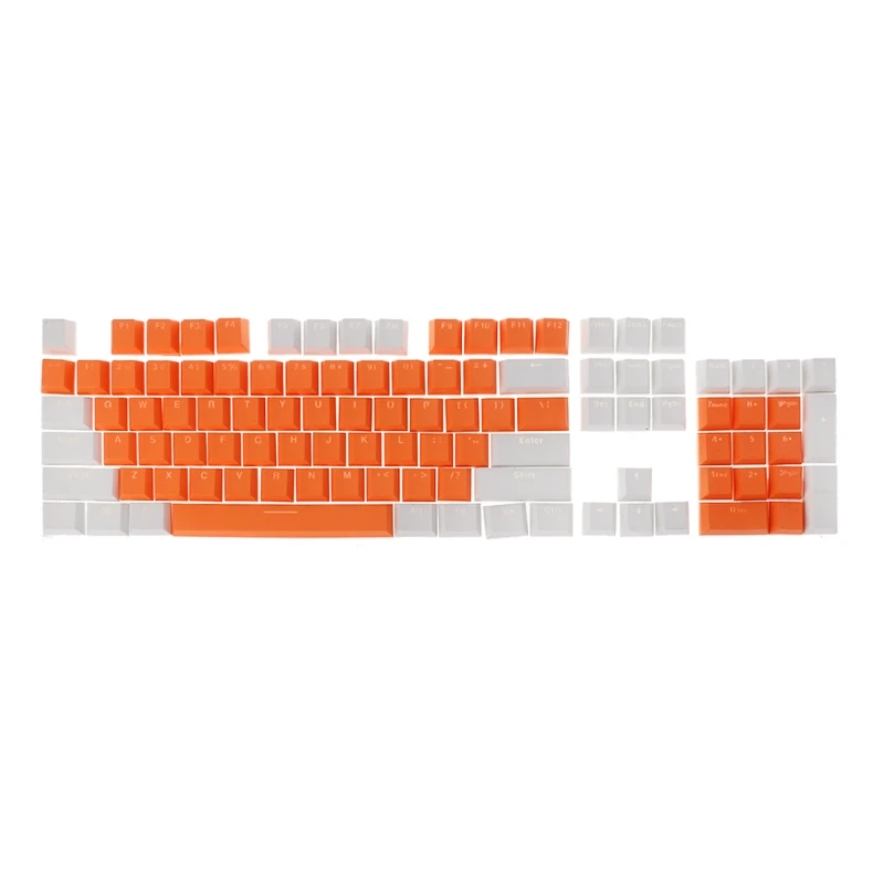  Translucent Double Shot PBT 104 KeyCaps Backlit For Cherry MX Keyboard Switch