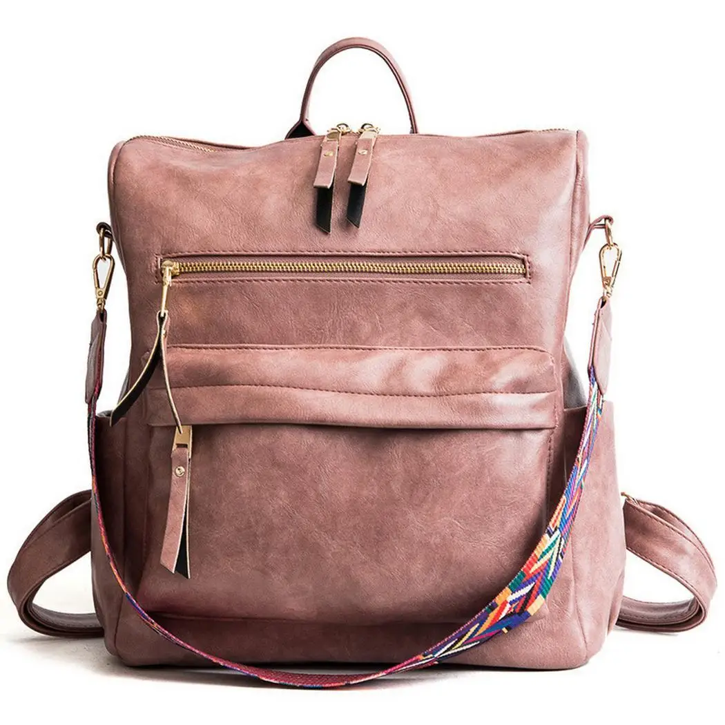 

Unisex Casual Travel School Solid Zipper Square Multifunctional Interior Pocket,Interior Slot Pocket Backpack