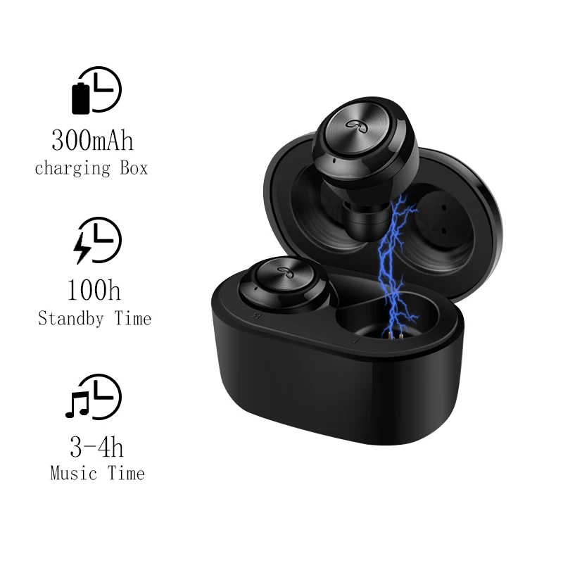 

Teamyo Bluetooth 5.0 Earphones TWS Wireless Headset Blutooth Earphone Handsfree Headphone Sports Earbuds Gaming Headset