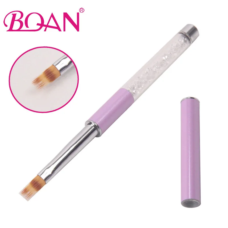 

BQAN Professional 6# Rhinestone Metal Handle Nail Gel Brush Painting Ombre Brush 1 piece Selling