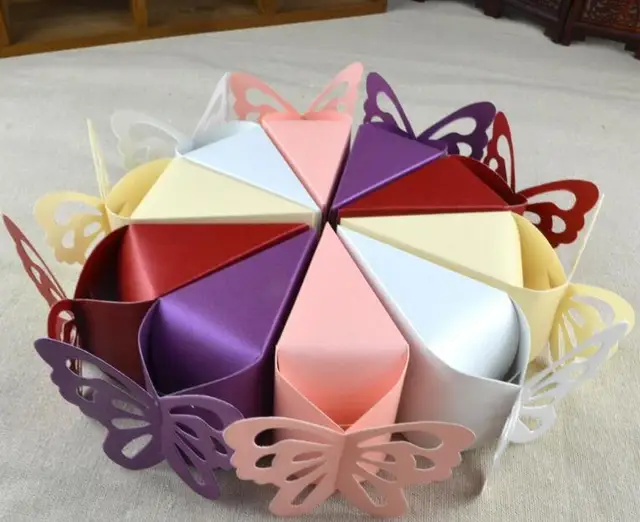 Candy Box Bag Chocolate Paper Gift Small Cake Erfly Lace Candy Box Bag Chocolate Paper Gift Small Cake Erfly Lace Birthday Wedding Party Decoration Craft