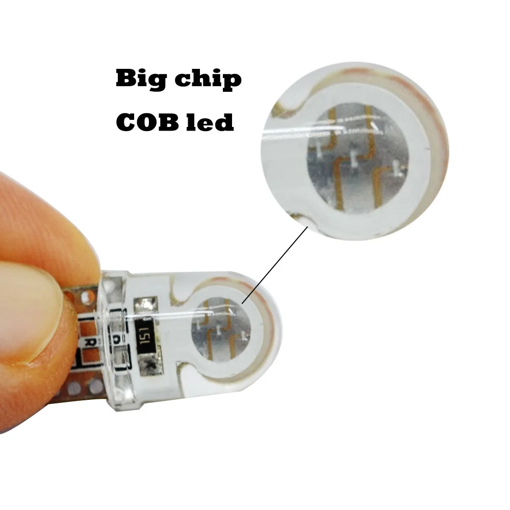 10X T10 194 W5W 168 COB кварцевая Автомобильная Поворотная сигнальная Магистральная