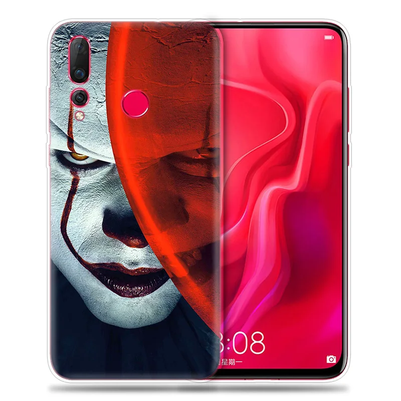 Чехол Pennywise с изображением клоуна для huawei Honor 7C 7A 7S 8X 8C 9i 9N P8 P9 Y9 Lite Pro, мягкий чехол из ТПУ