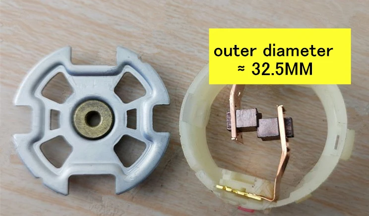 Зарядка дрель электрическая отвертка RS-550VC двигатель постоянного тока карбоновая щетка держатель задняя крышка