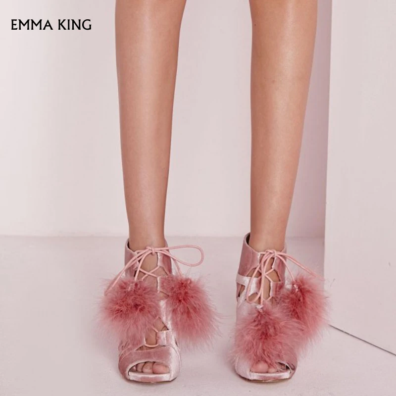 pink_suede_fluffy_stiletto_ankle_booties 