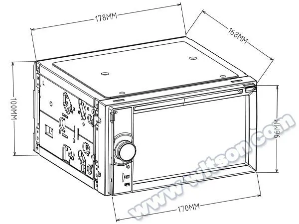 WITSON S200 Android 8 0 Восьмиядерный 32 ГБ флэш накопитель автомобильный DVD для