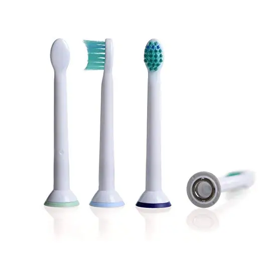 4 piezas reemplazo de Sonic cepilo de dientes para Philips Sonicare ProResults HX6024 cabe DiamondClean Flexcare серия Health