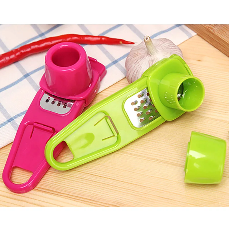 

Press Grater 1 Pcs Grater Garlic Mini Ginger Grinding Fruit Vegetable Tools Garlic Press Slicer Cutter Plastic Stainless Steel