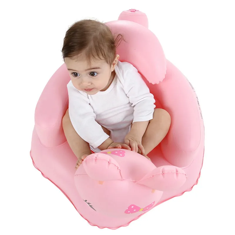 

Inflatable Chair Multifunctional Baby Pvc Kids Seat Sofa Pink Bath Seats Dining Pushchair Infant Portable Play Game Mat For Baby