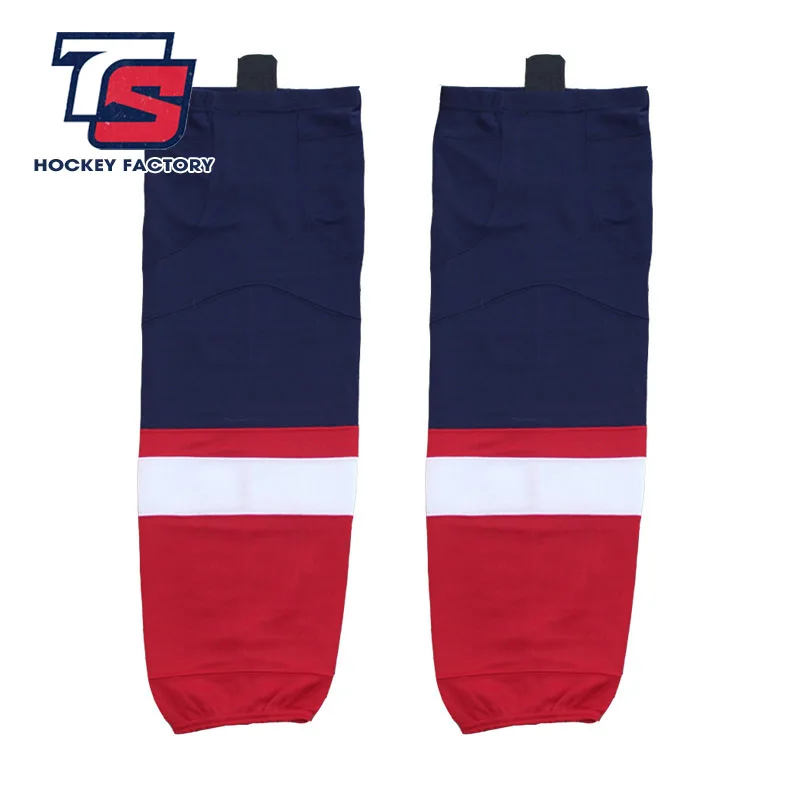

JETS free shipping 100% Polyester Breathable Capital Ice Hockey Socks Cheap Shin Guards W037