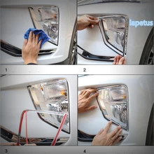 Lapetus Front Face Fog Lights font b Lamps b font Decoration Frame Cover Trim 2 Piece