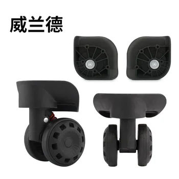 

Luggage replacement wheels for suitcases Repair 360 universal Casters Parts black suitcase repair wheel roller damping casters