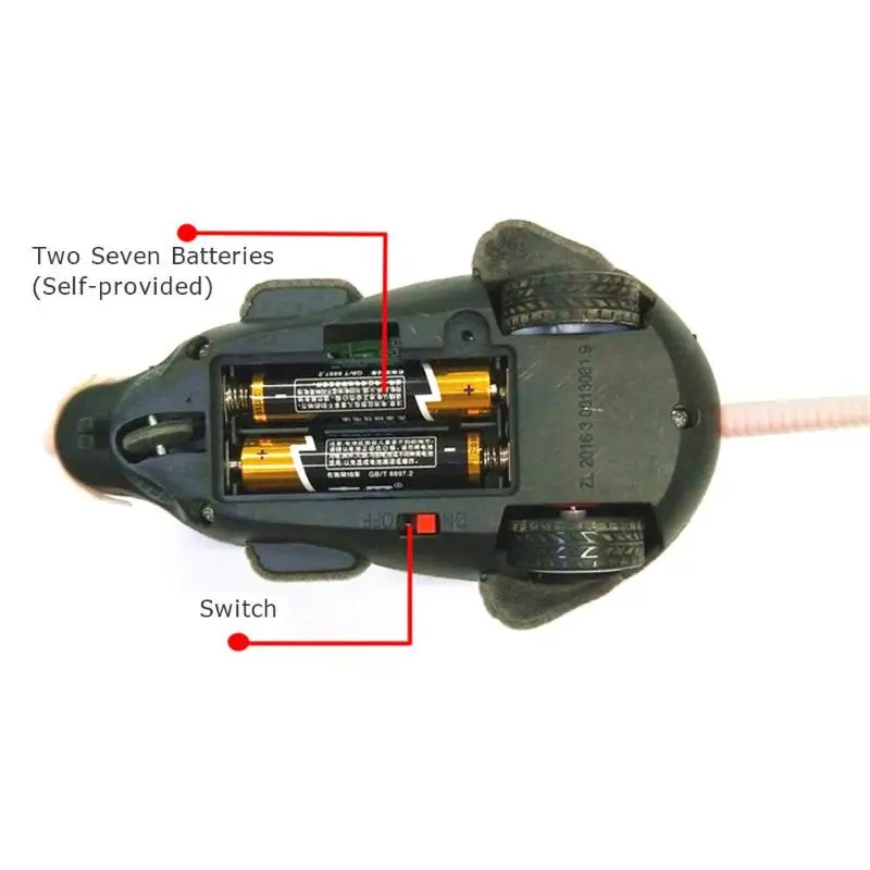Беспроводная электрическая игрушечная мышь RC, игрушечная мышь с дистанционным управлением, игрушка, новинка, кляп, вперед, назад, поворот, моделирование, радиоуправляемые животные, модель