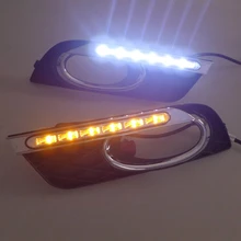 LED Daytime Running Light with Turning Light Function & Fog Lamp Hole For Honda Civic 2011 2012 2013 Car Styling Brand New LED Daytime Running Light with Turning Light Function & Fog Lamp Hole For Honda Civic 2011 2012 2013 Car Styling Brand New