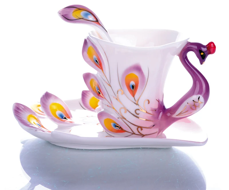 Peacock Shape coffee cup
