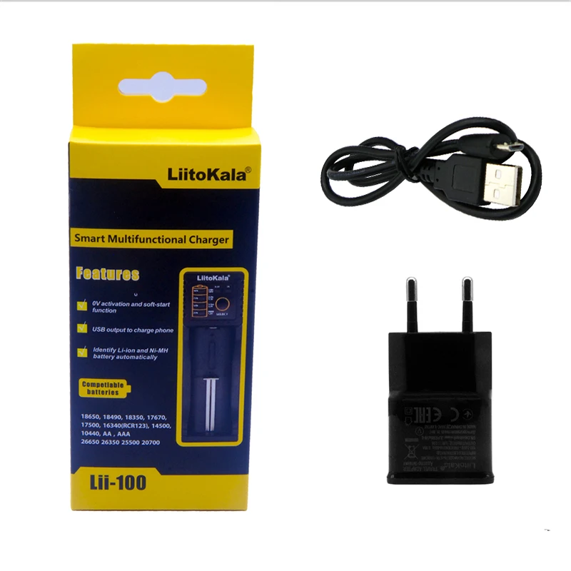 Новинка зарядное устройство для аккумуляторов LiitoKala Φ 18650 26650 16340 RCR123 14500 LiFePO4 1 2 V Ni