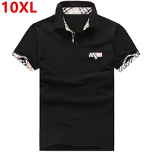 Summer Big size increased POLO SHIRT MENS 8XL XXL fat Paul bag Polo 7XL Men s