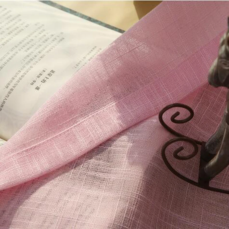Розовый цвет тюль серый шторы Жалюзи желтые Свадебные драпировки ткань кухня короткие красные шторы для гостиной WP342B